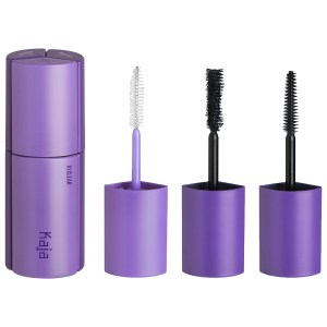 Kaja Wink Lash Trio Mascara - Volumizing, Lengthening, Clear - Black, Clear