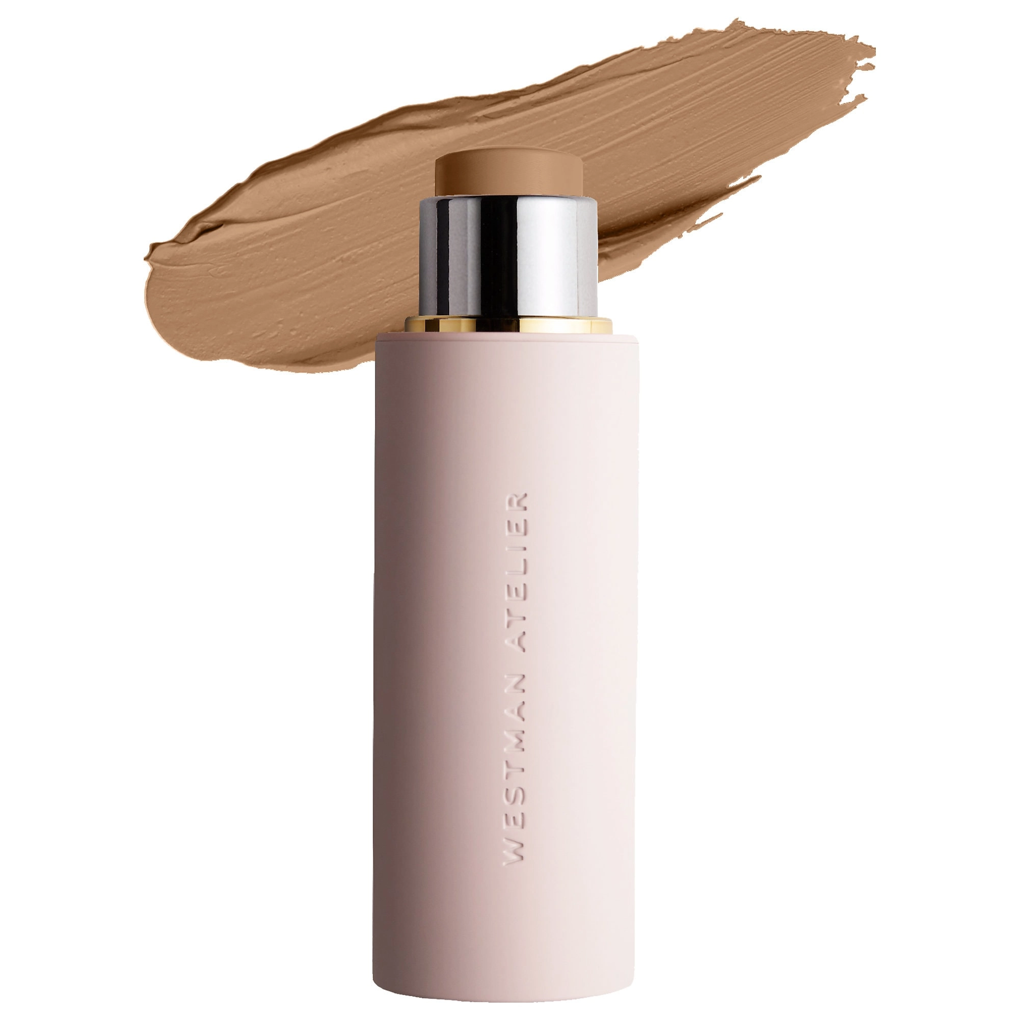 Westman Atelier Vital Skin Full Coverage Foundation and Concealer Stick Color: Atelier X. 25 - Medium Tan, Golden Undertone