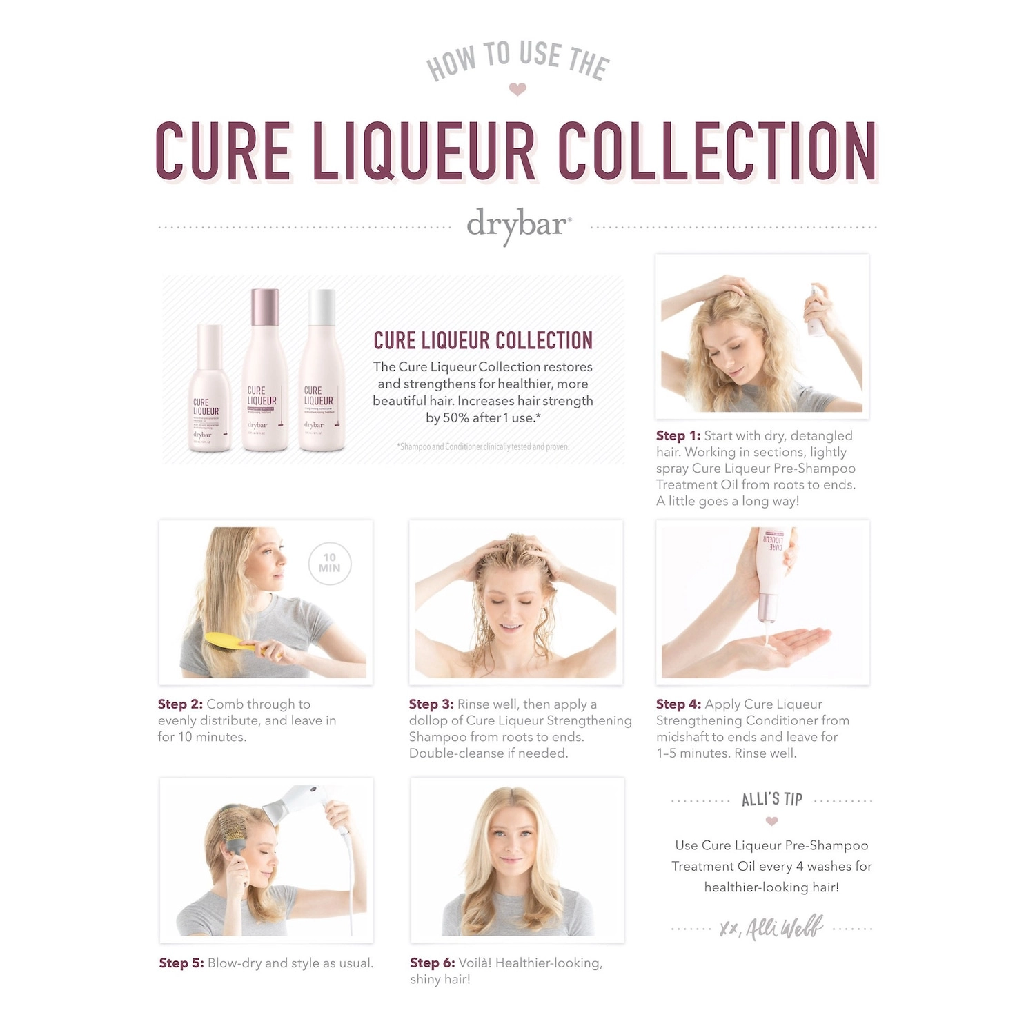 Drybar Cure Liqueur Strengthening Conditioner 8 oz/ 236 mL - Image 4