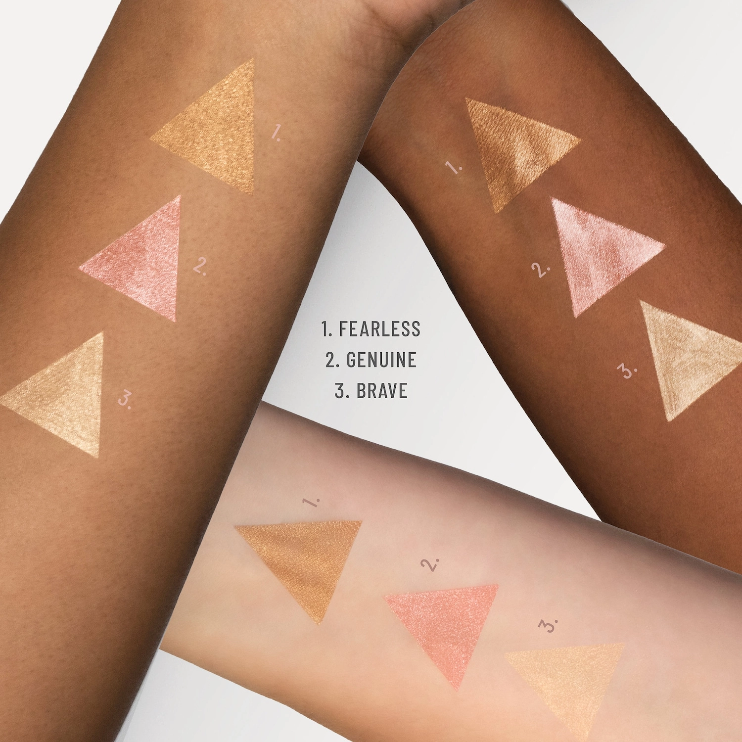 LYS Beauty Aim High Multi-Use Liquid Highlighter Color: Fearless - Warm Bronze - Image 2
