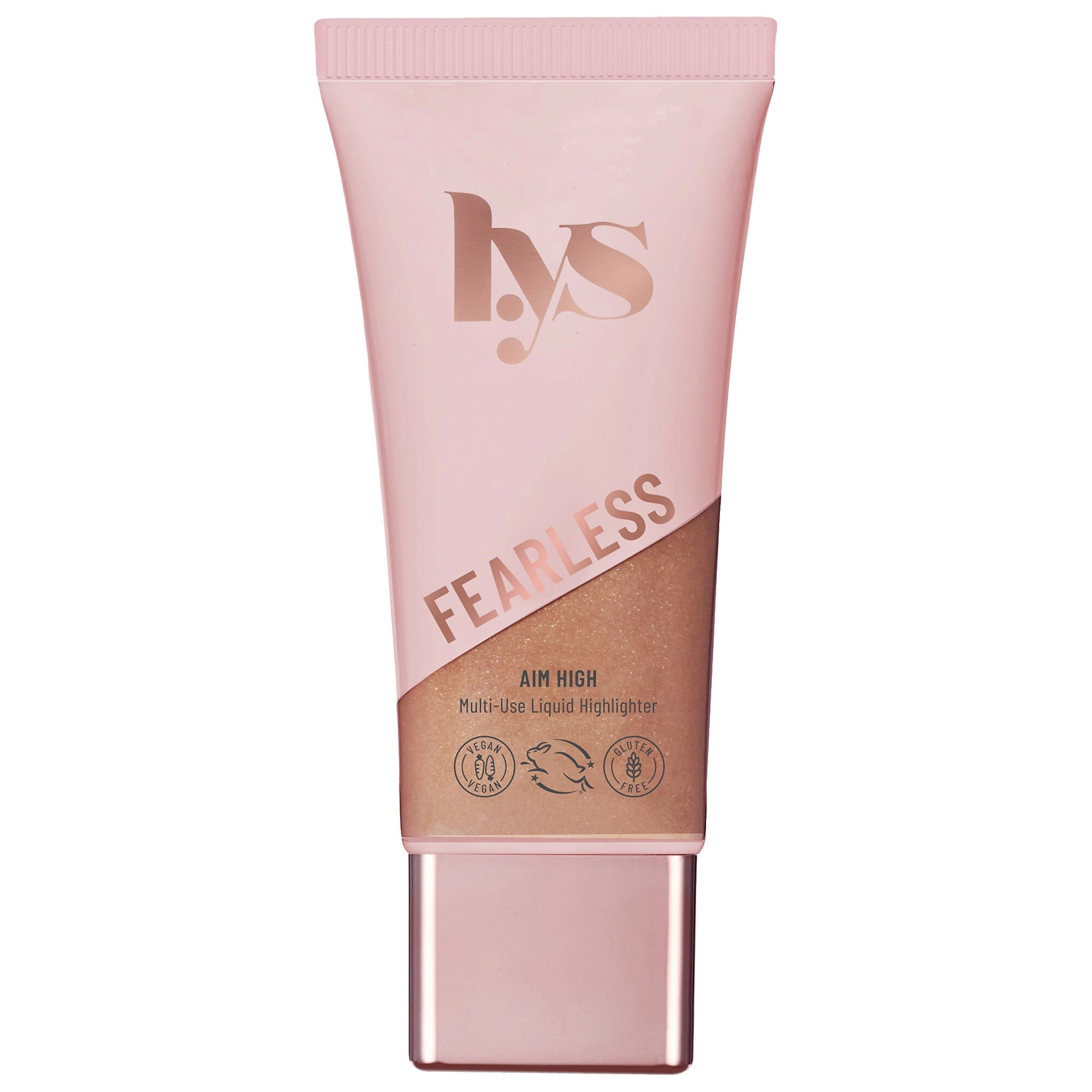LYS Beauty Aim High Multi-Use Liquid Highlighter Color: Fearless - Warm Bronze