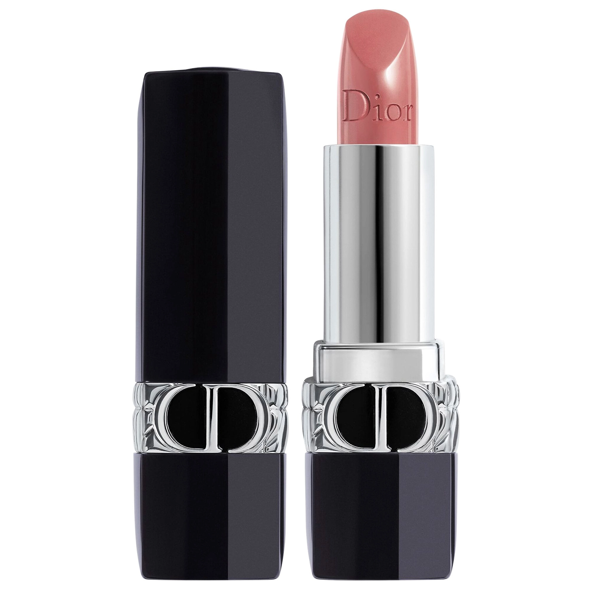 Dior Rouge Dior Refillable Lipstick Color: 100 Nude Look Satin