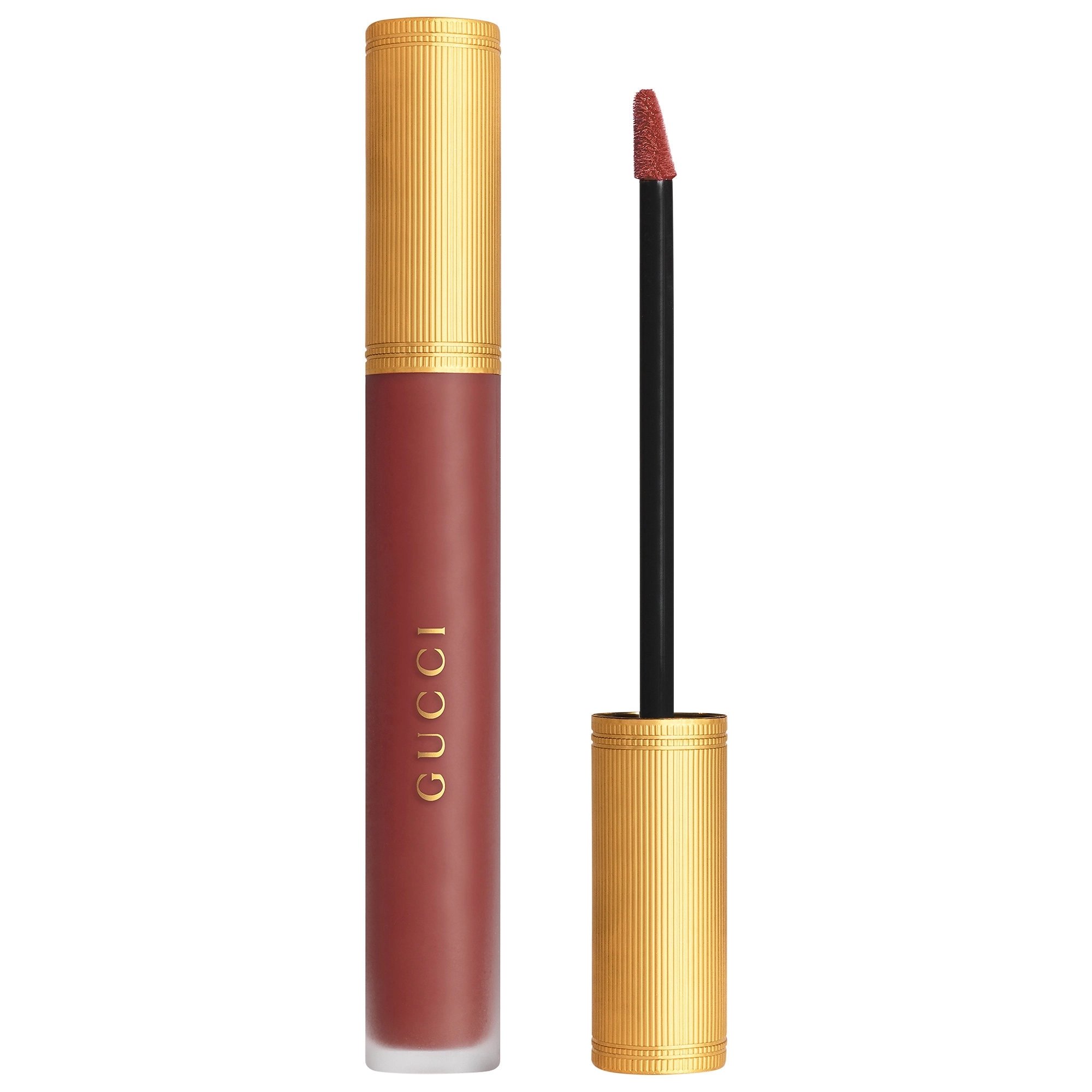 Gucci Transfer-Proof Matte Liquid Lipstick Color 203 Mildred Rosewood