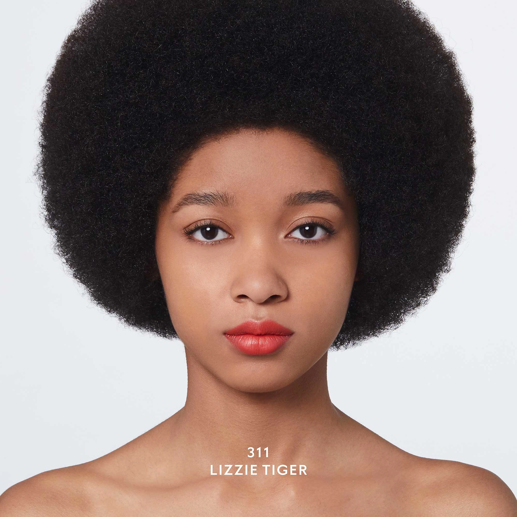 Gucci Transfer-Proof Matte Liquid Lipstick Color 311 Lizzie Tiger - Soft Matte Orange Lipstick - Image 5