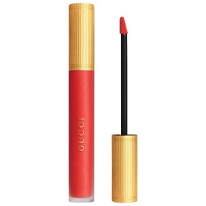 Gucci Transfer-Proof Matte Liquid Lipstick Color 311 Lizzie Tiger - Soft Matte Orange Lipstick