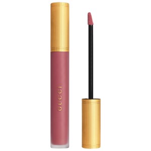 Gucci Transfer-Proof Matte Liquid Lipstick Color: 413 Cornelia Pink