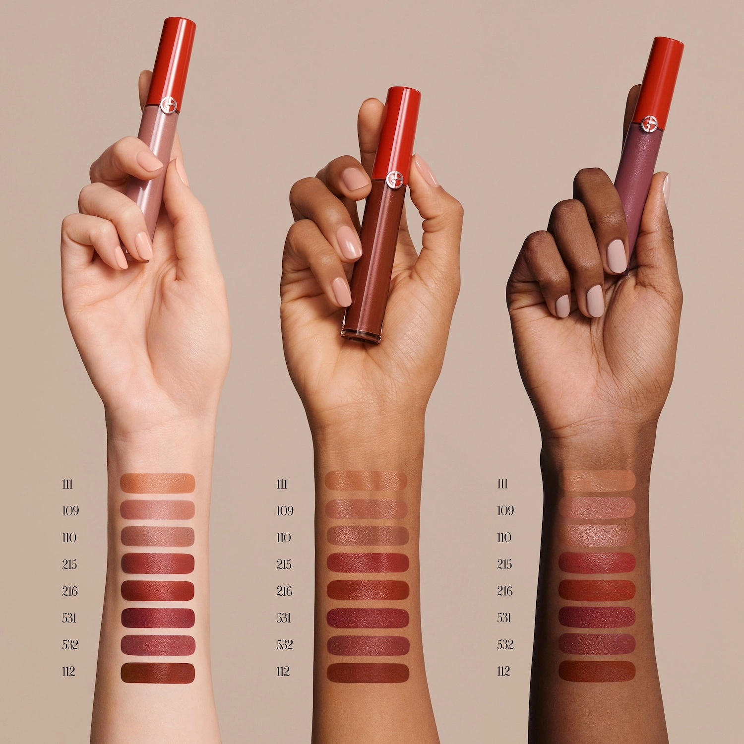 Armani Beauty Lip Maestro Mediterranea Liquid Matte Lipstick Color 216 - Luminous Brick - Image 10