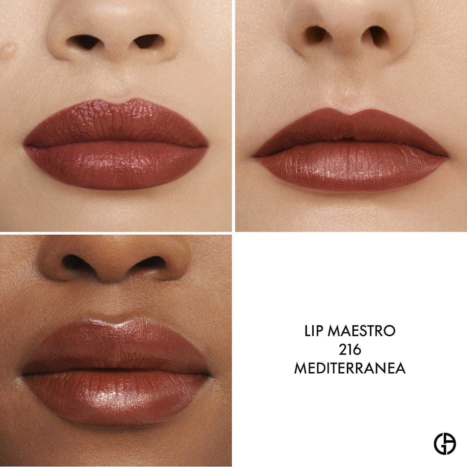 Armani Beauty Lip Maestro Mediterranea Liquid Matte Lipstick Color 216 - Luminous Brick - Image 2