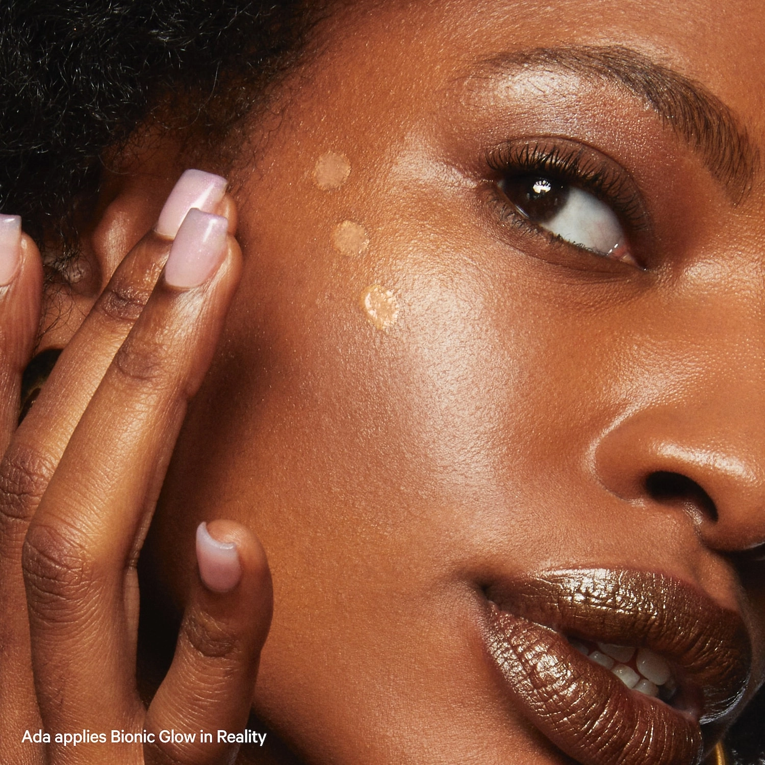 MILK MAKEUP Bionic Glow Illuminating Liquid Highlighter with Hyaluronic Acid - Reality Luminous Bronze - Image 7