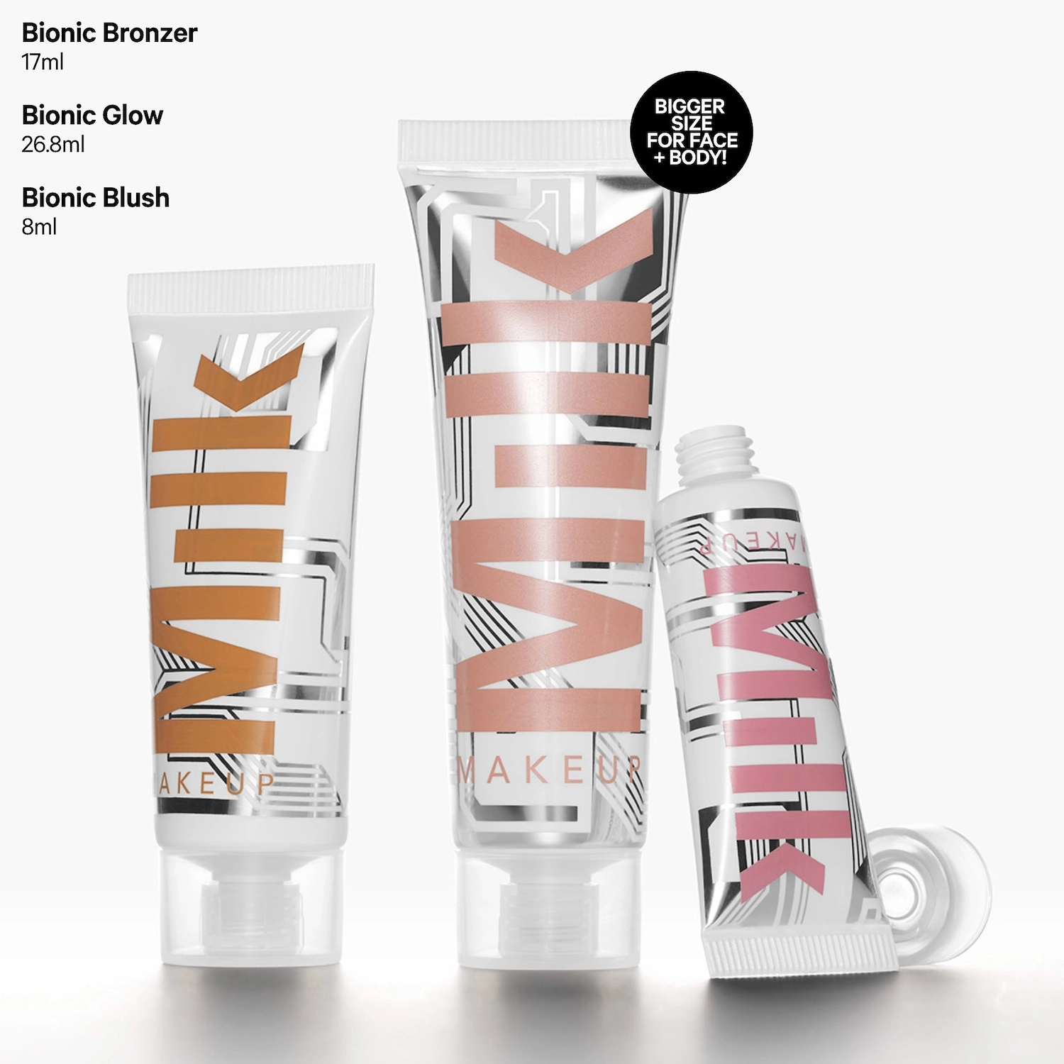 MILK MAKEUP Bionic Glow Illuminating Liquid Highlighter with Hyaluronic Acid - Reality Luminous Bronze - Image 10