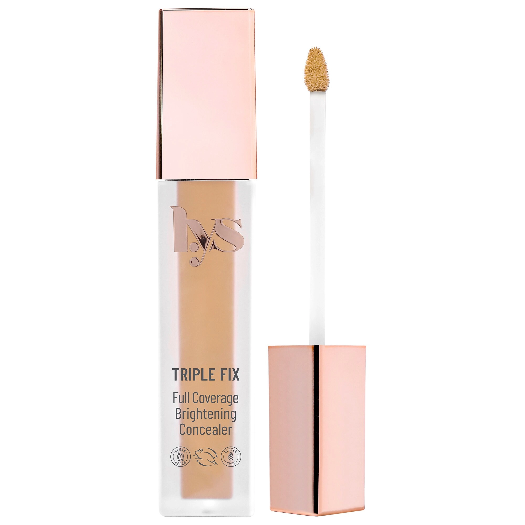 LYS Beauty Triple Fix Brightening Concealer Color: TN3 - Oak Tan Skin with Neutral Undertones