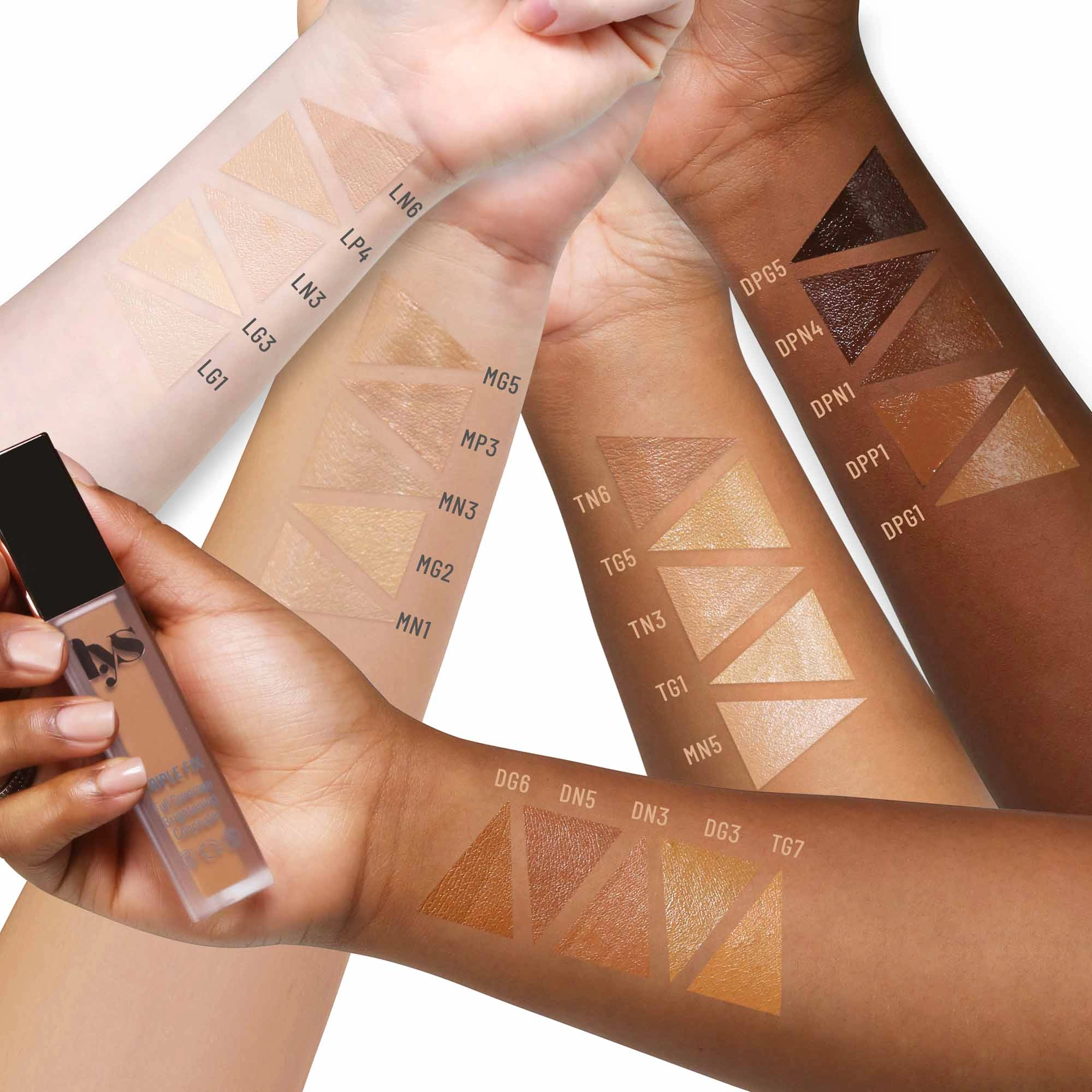 LYS Beauty Triple Fix Brightening Concealer - Color: TG1 Latte - Image 6