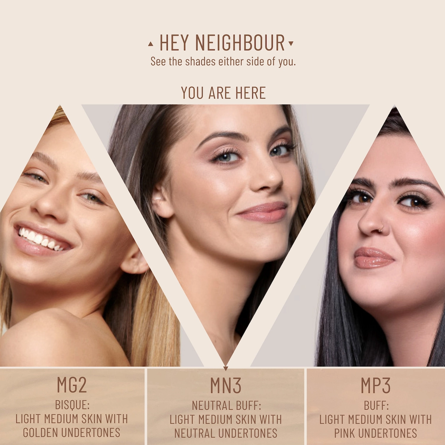LYS Beauty Triple Fix Brightening Concealer MN3 - Neutral Buff - Image 3