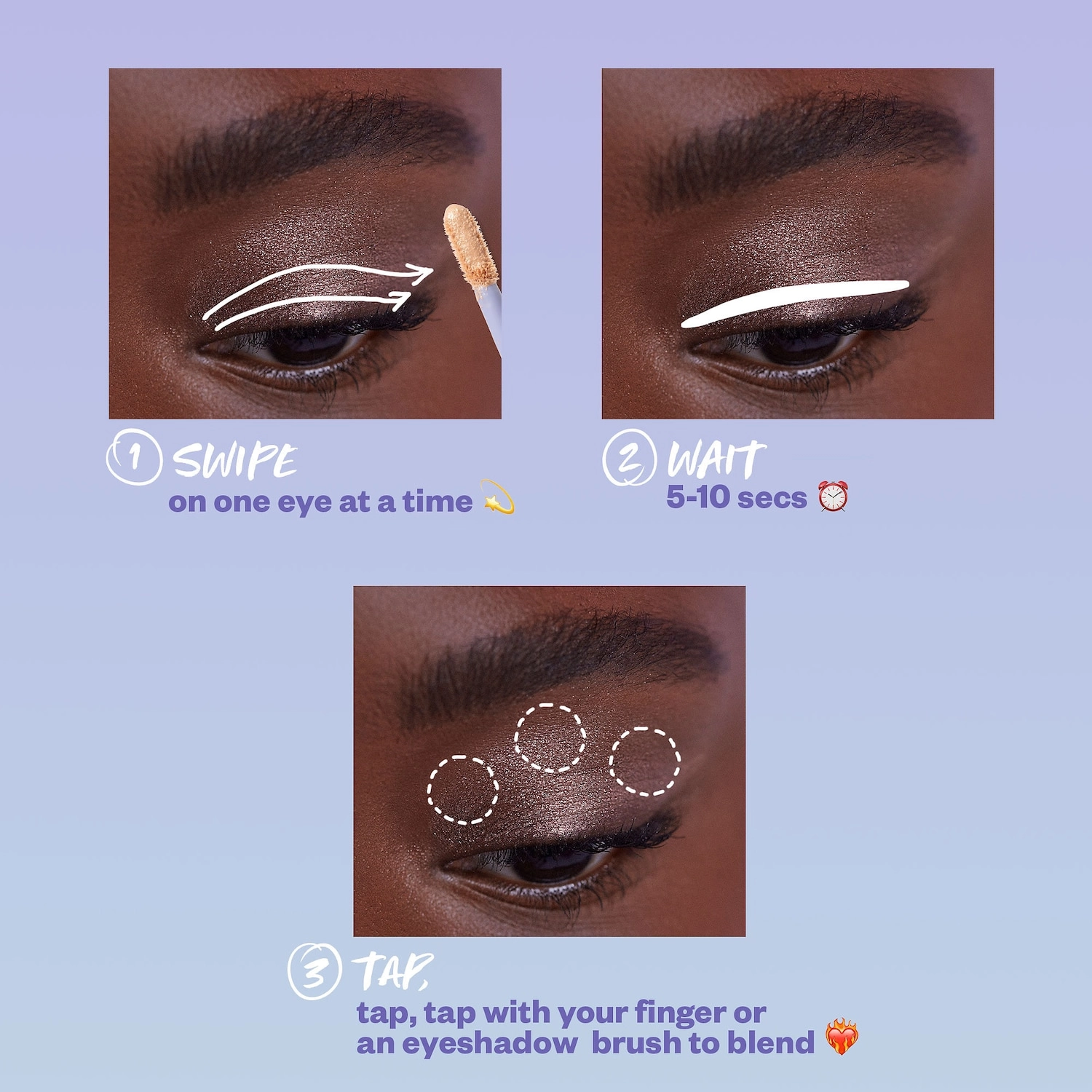 Kosas 10-Second Eye Gel Watercolor Eyeshadow Color: Fiery - Warm Spicy Brown - Image 6