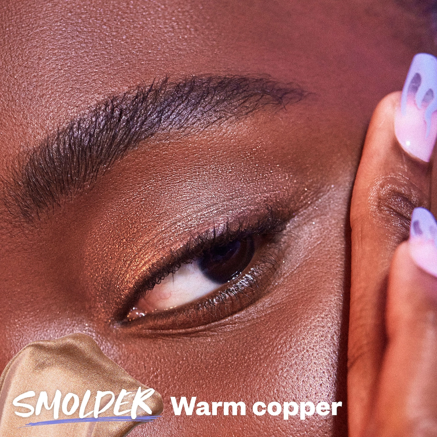 Kosas 10-Second Eye Gel Watercolor Eyeshadow in Smolder - Warm Copper - Image 2