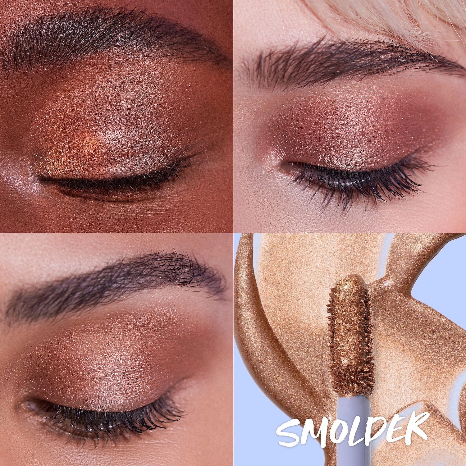 Kosas 10-Second Eye Gel Watercolor Eyeshadow in Smolder - Warm Copper - Image 3