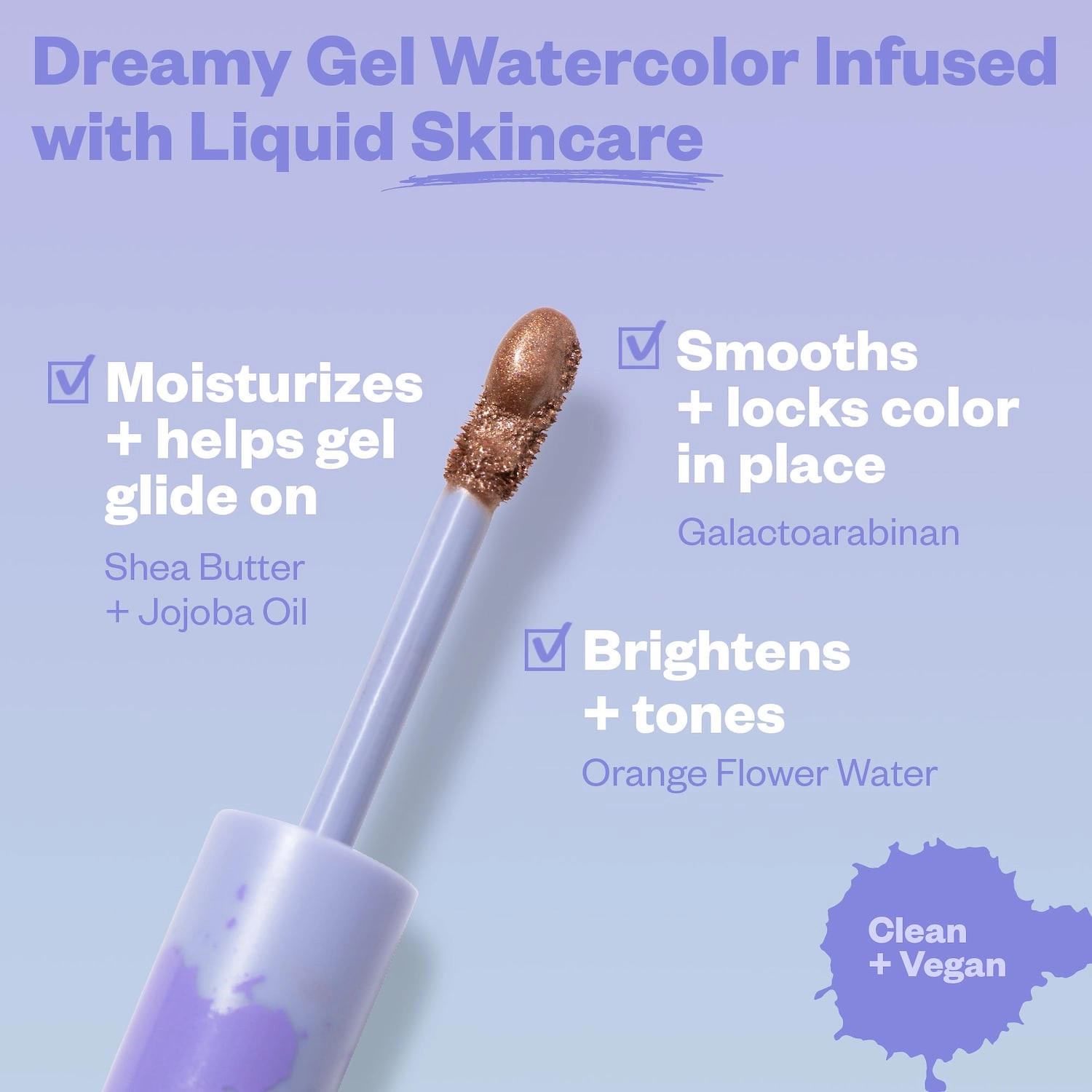 Kosas 10-Second Eye Gel Watercolor Eyeshadow in Smolder - Warm Copper - Image 4