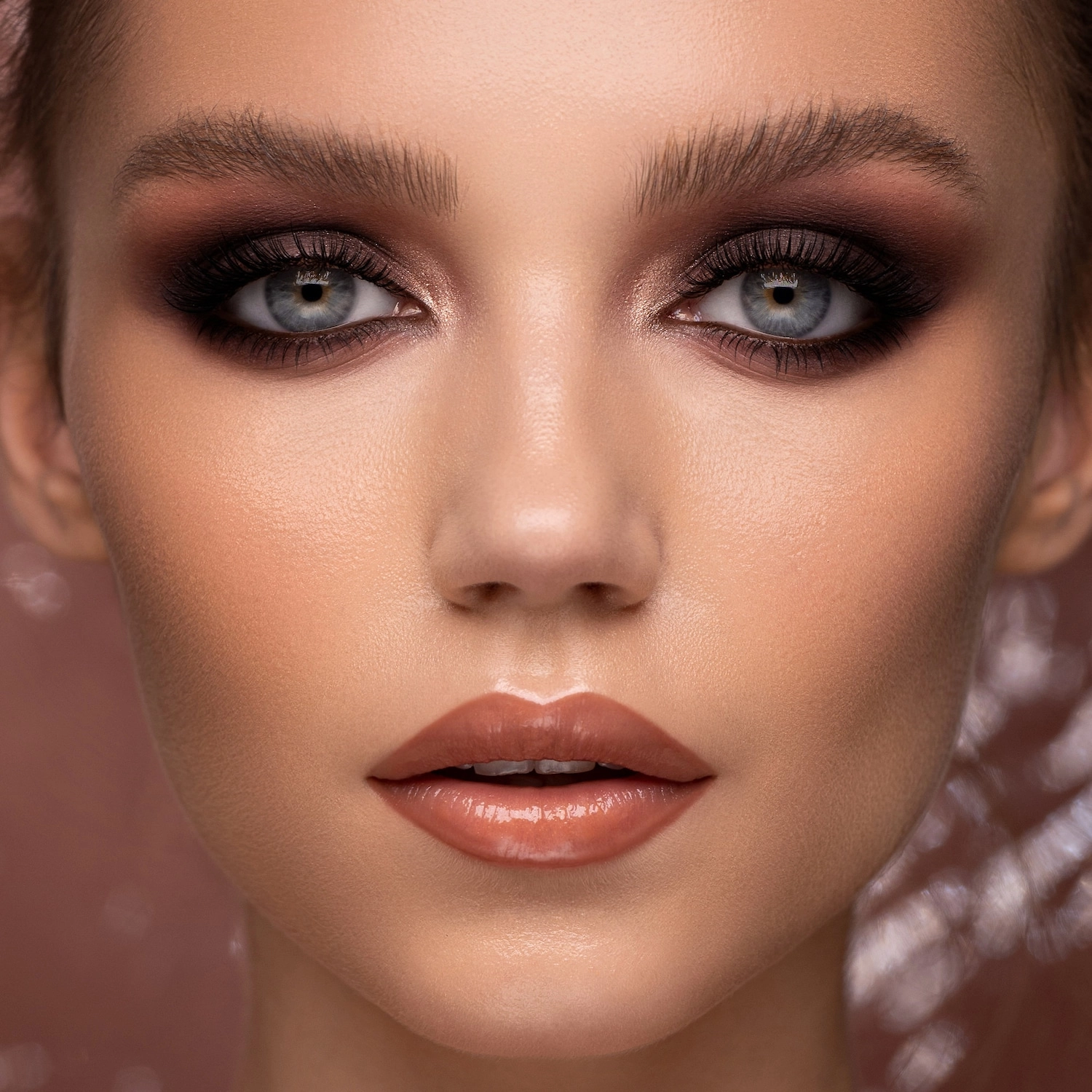 Natasha Denona I Need A Rose Lipgloss Color: Calla - Rosy Brown Vegan Plumping Hydrating Long-Wearing - Image 3