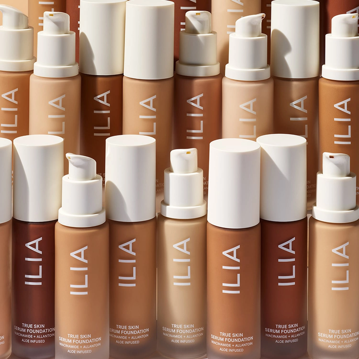 ILIA True Skin Medium Coverage Serum Foundation with Niacinamide Color: Texel SF3 - Image 10