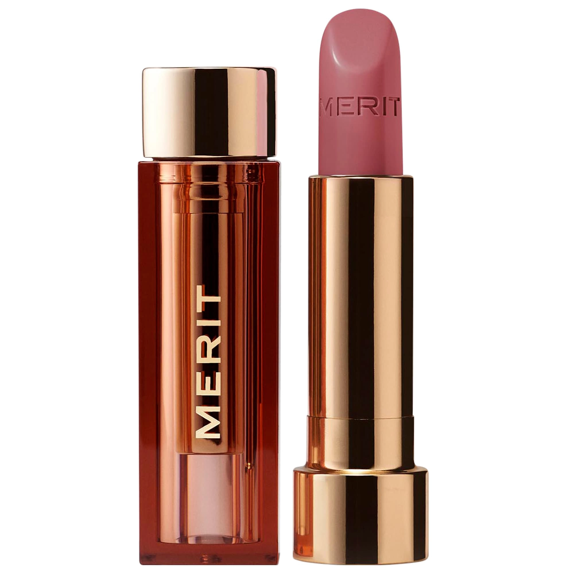 MERIT Signature Lip Lightweight Lipstick Color: Millennial - Classic Pink