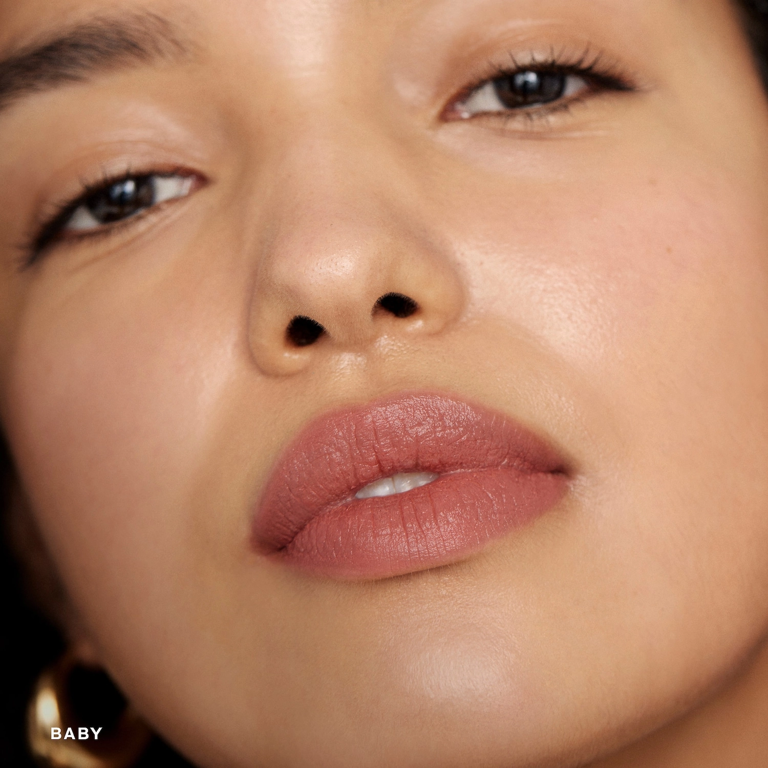MERIT Signature Lip Lightweight Lipstick Color: Baby - Neutral Pink Vegan - Image 3