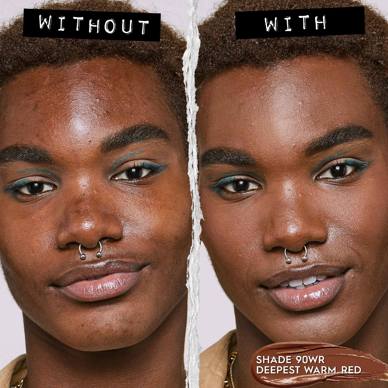 Urban Decay Quickie 24HR Full-Coverage Waterproof Concealer Color: 90WR - Deepest Warm Red Vegan - Image 2