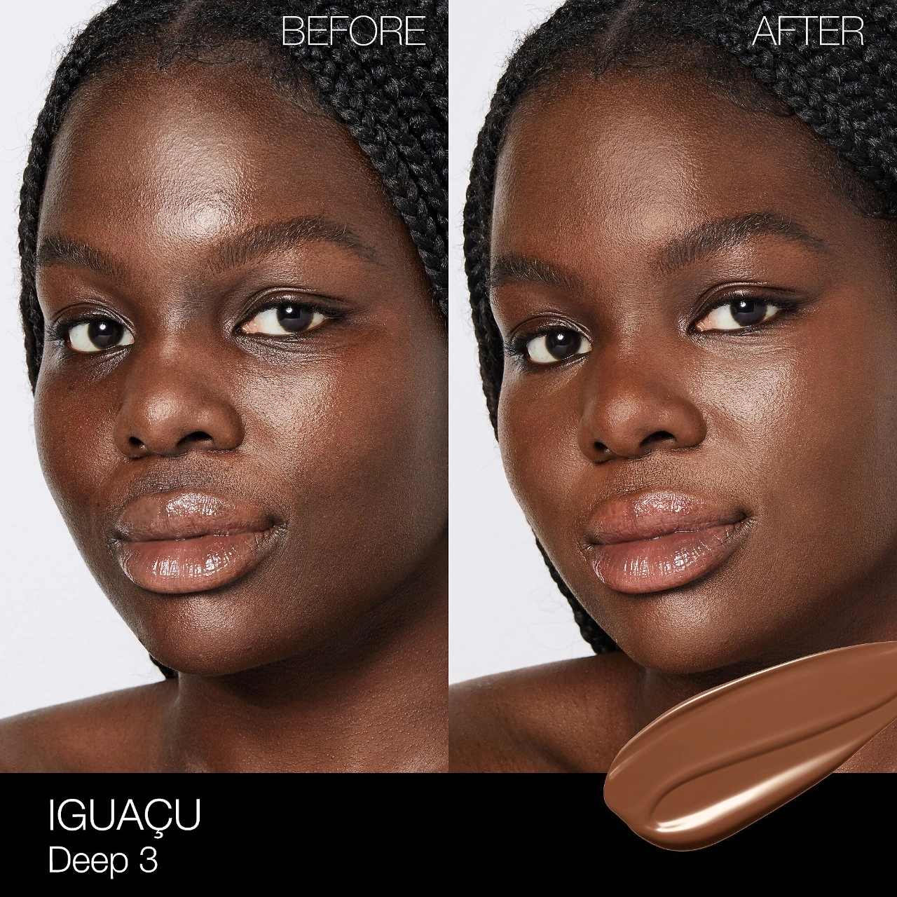 NARS Light Reflecting Advanced Skincare Foundation Color: Iguaçu - D3 - Deep with Neutral Undertones - Image 2