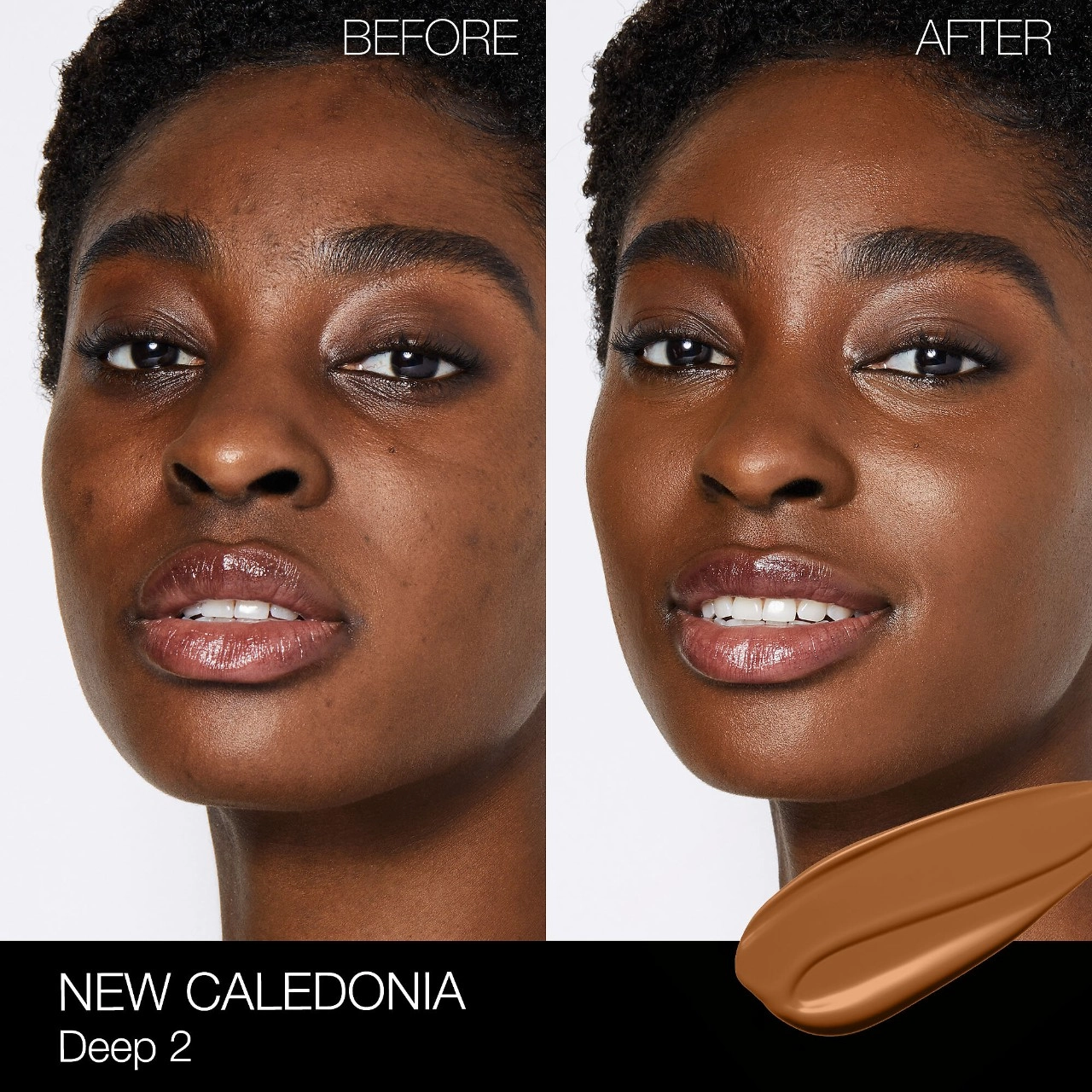 NARS Light Reflecting Advanced Skincare Foundation - Color: Caledonia - D2 - Deep with Warm Undertones, Olive Tone - Image 2
