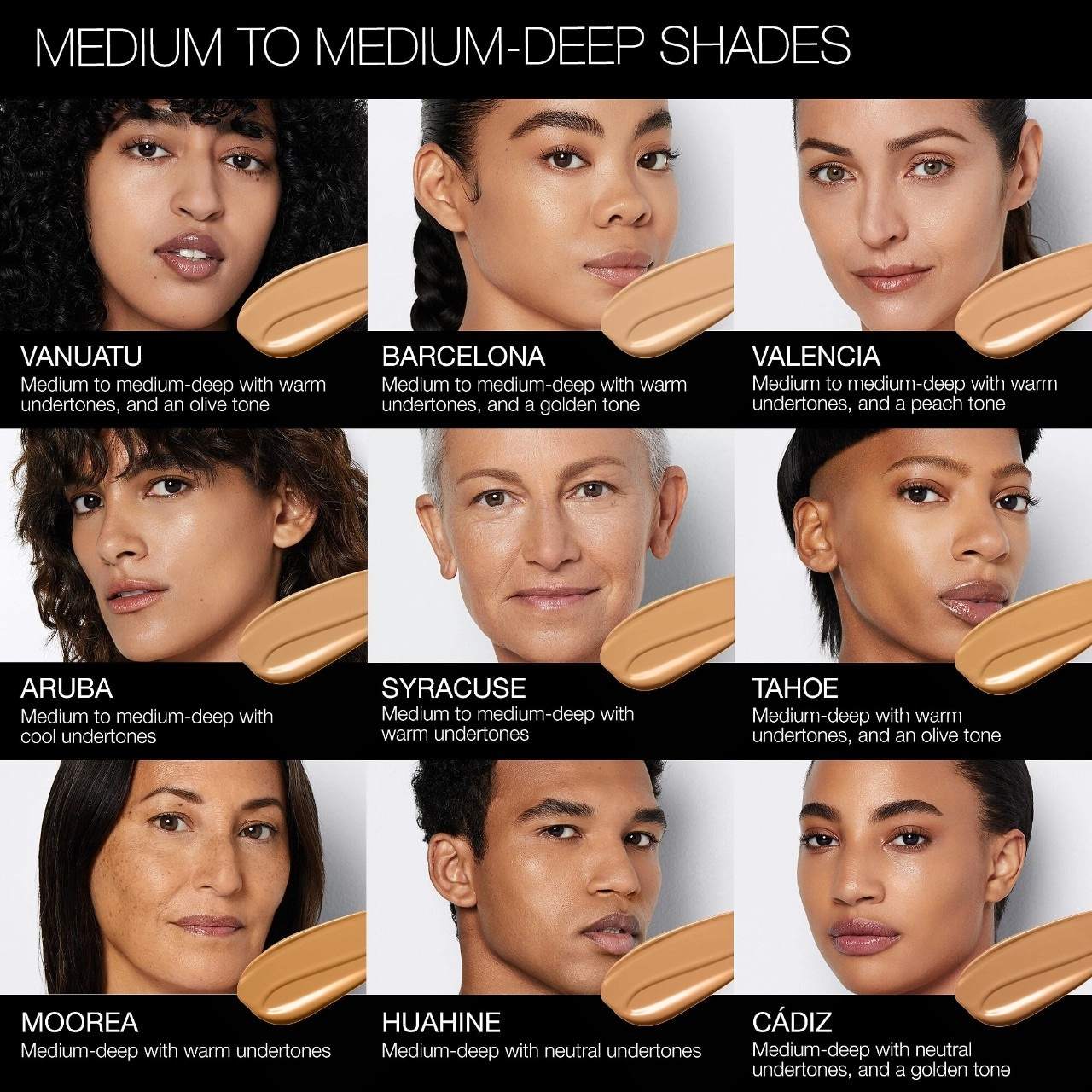 NARS Light Reflecting Advanced Skincare Foundation Color: Aruba - M6 - Medium to Medium-Deep with Cool Undertones - Image 3