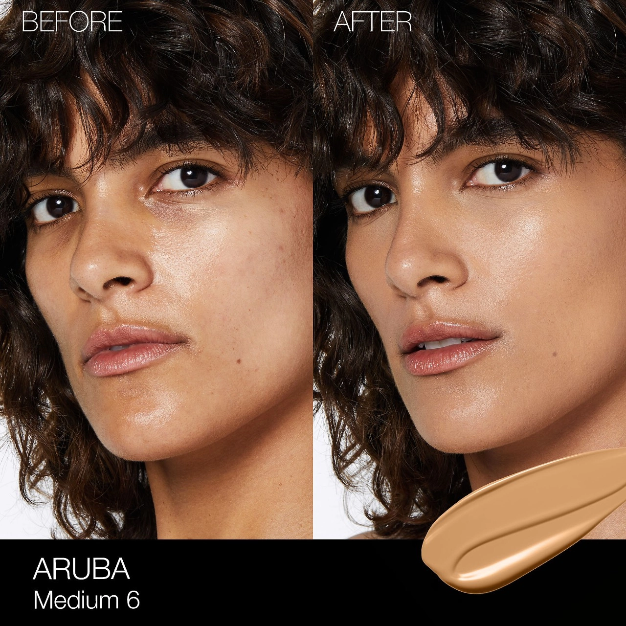 NARS Light Reflecting Advanced Skincare Foundation Color: Aruba - M6 - Medium to Medium-Deep with Cool Undertones - Image 2