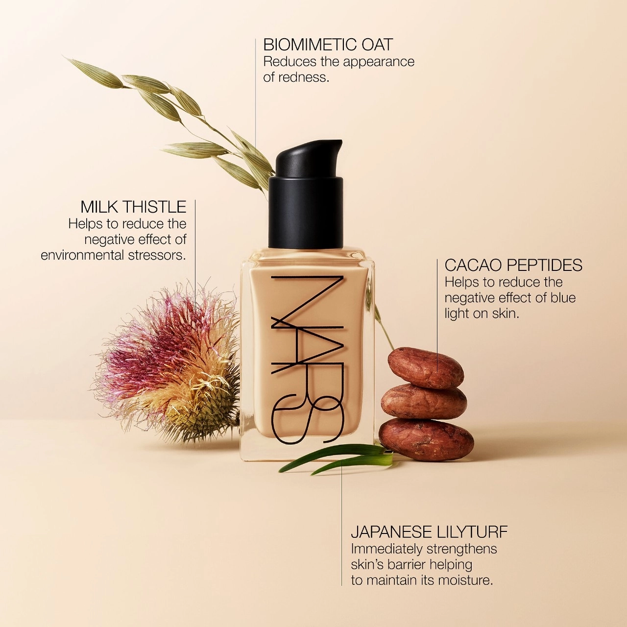 NARS Light Reflecting Advanced Skincare Foundation Color: Vallauris - M1.5 - Medium with Cool Undertones - Image 7