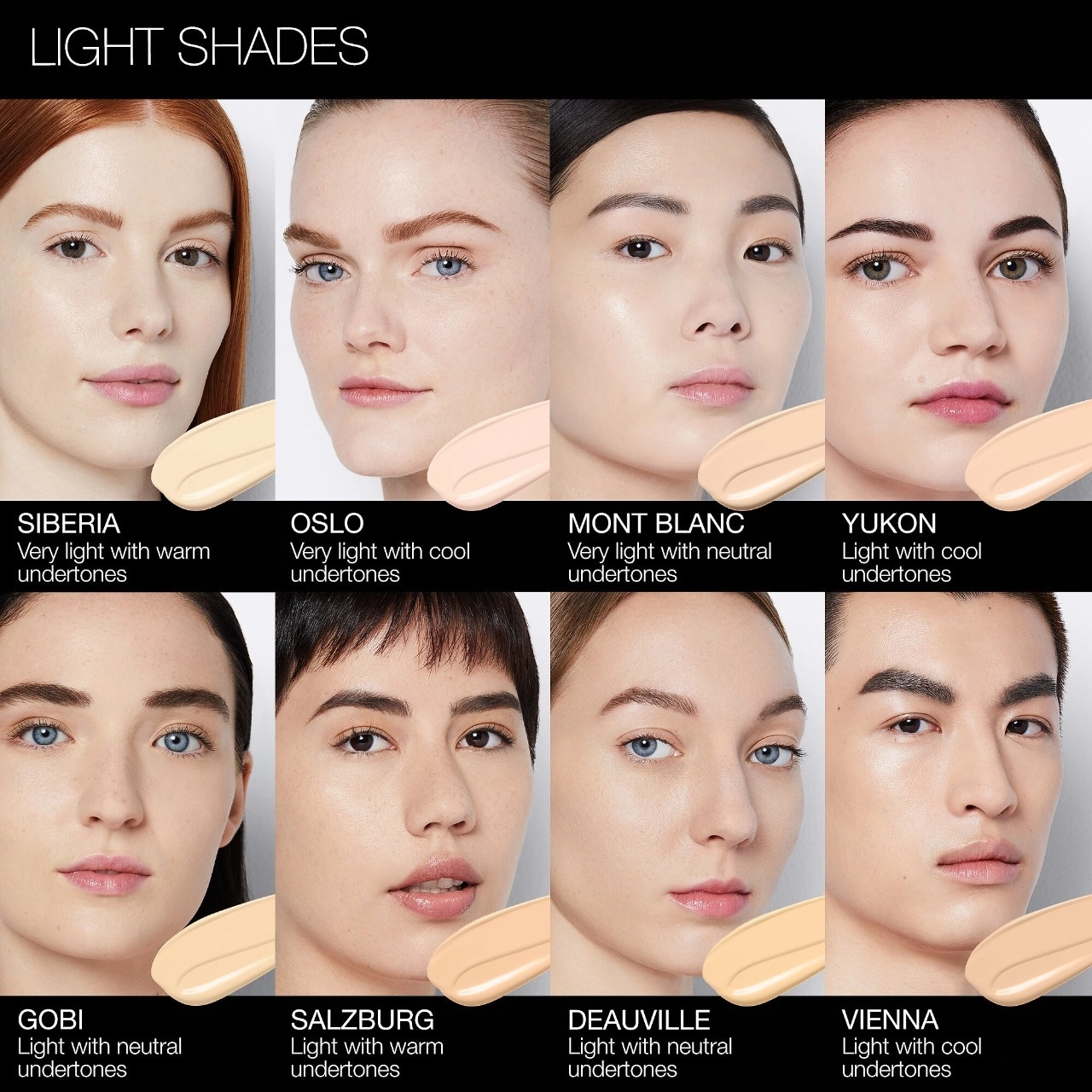NARS Light Reflecting Advanced Skincare Foundation Color: Siberia - L0 - Very Light with Warm Undertones - Image 3