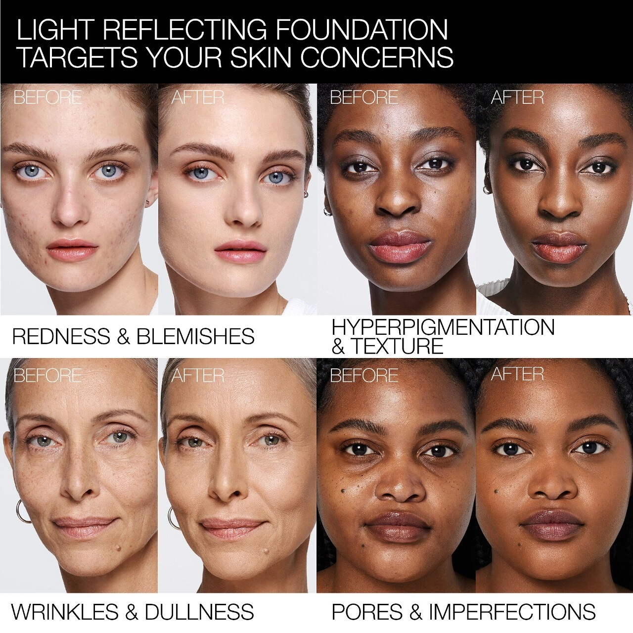NARS Light Reflecting Advanced Skincare Foundation Color: Siberia - L0 - Very Light with Warm Undertones - Image 5
