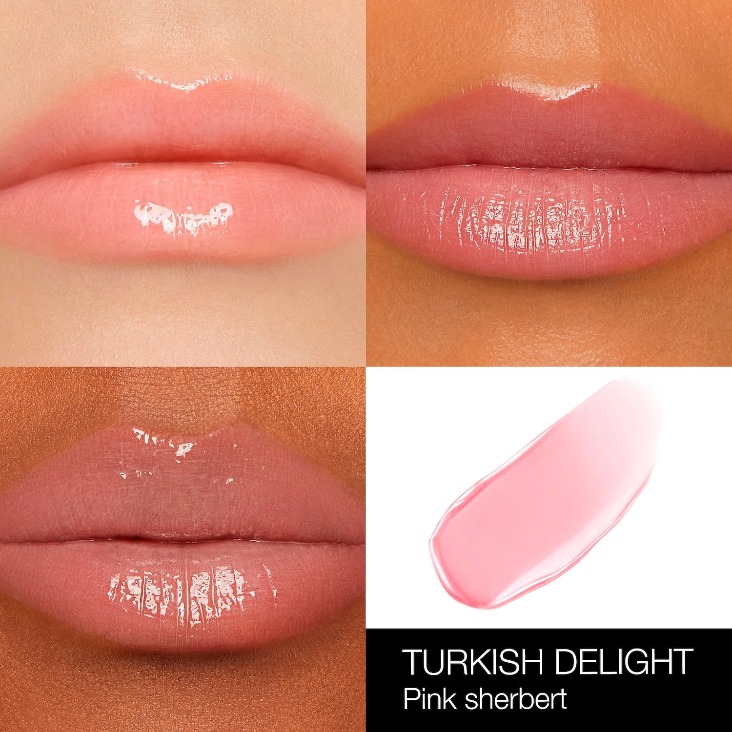 NARS Afterglow Lip Shine Gloss Color: Turkish Delight - pink sherbert - Image 2