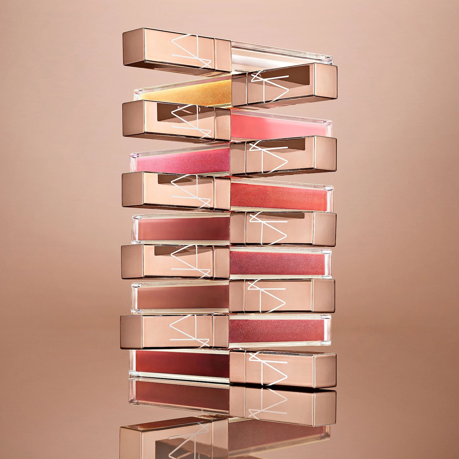 NARS Afterglow Lip Shine Gloss Color: Unbroken - shimmering mauve - Image 7