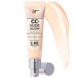 IT Cosmetics CC+ Nude Glow Lightweight Foundation + Glow Serum with SPF 40 and Niacinamide - Color: Fair Light