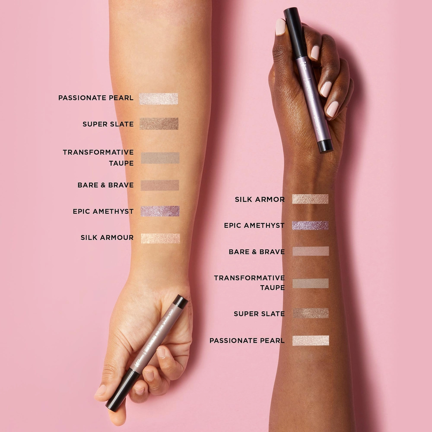 IT Cosmetics Superhero No-Tug Waterproof Eyeshadow Stick in Silk Armor - Image 3