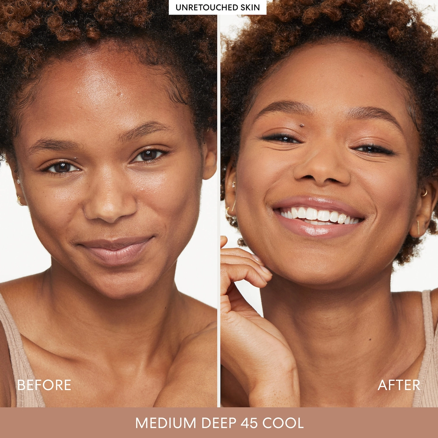 bareMinerals BAREPRO 16-HR Skin-Perfecting Powder Foundation Medium Deep 45 Cool - Image 6