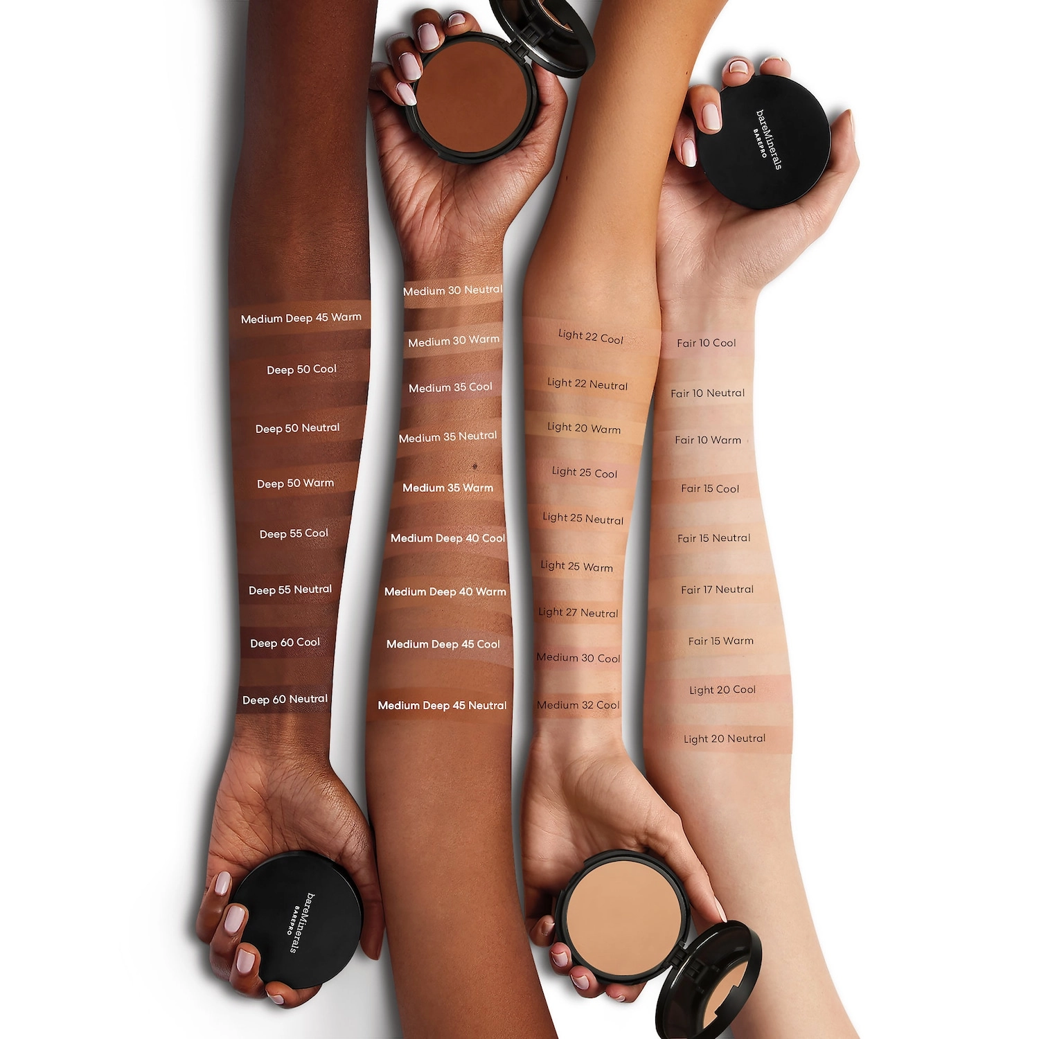 bareMinerals BAREPRO 16-HR Skin-Perfecting Powder Foundation Color: Deep 50 Warm - Image 2