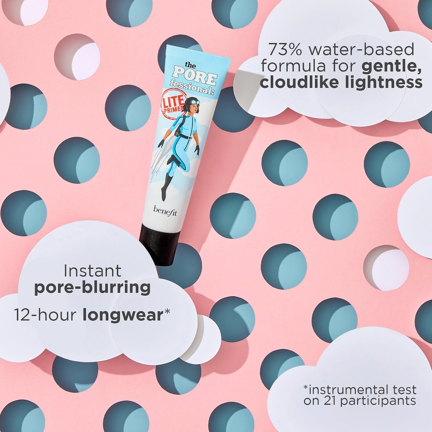 Benefit Cosmetics The POREfessional: Lite Primer Water-Based Pore Primer 0.25 oz/7.5 mL Natural Finish - Image 16