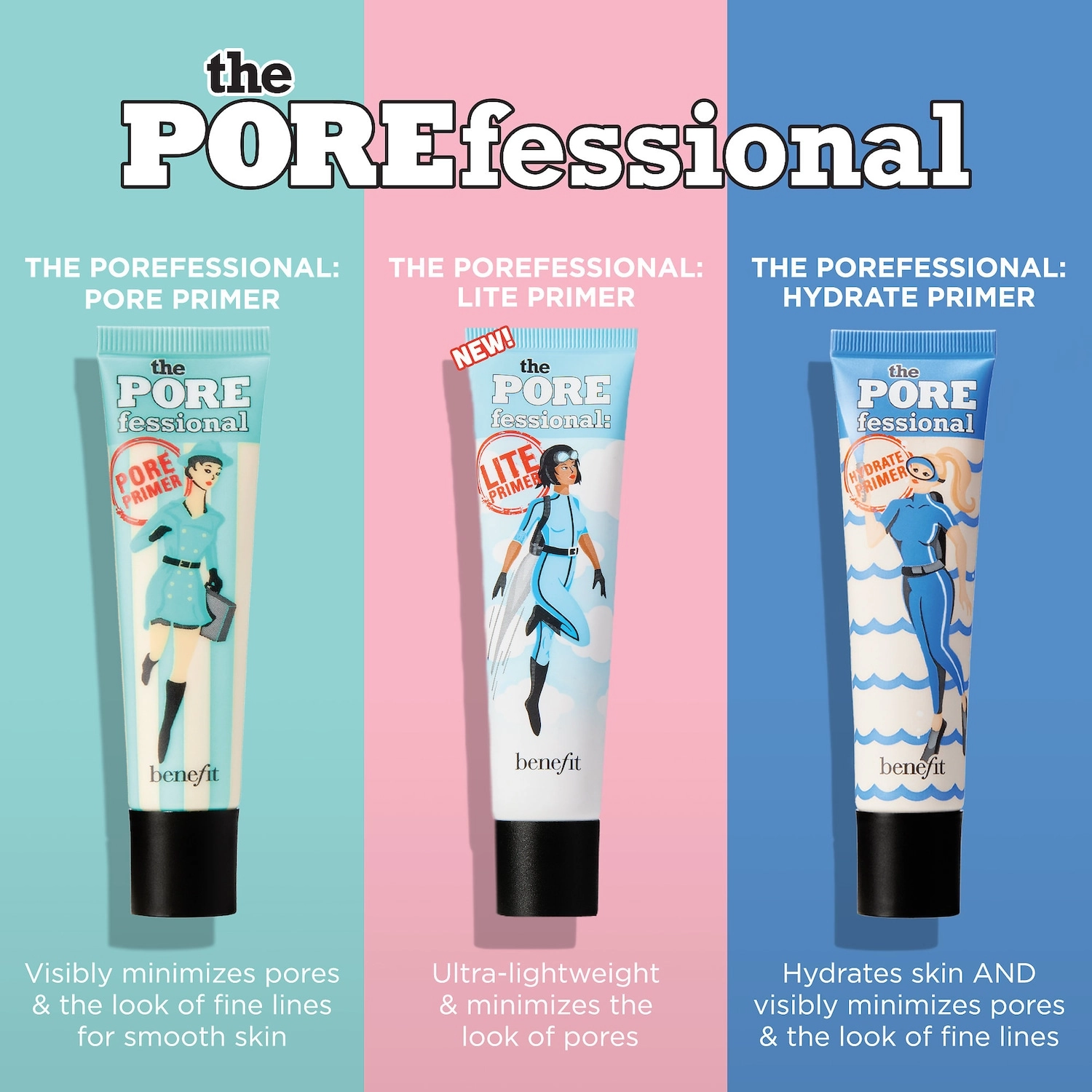 Benefit Cosmetics The POREfessional: Lite Primer Water-Based Pore Primer 0.25 oz/7.5 mL Natural Finish - Image 17