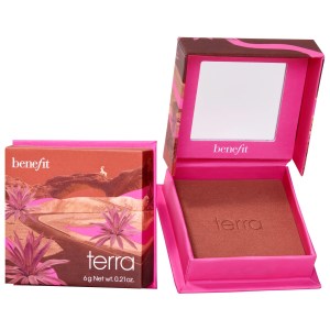 Benefit Cosmetics WANDERful World Silky-Soft Powder Blush - Terra, Golden Brickred