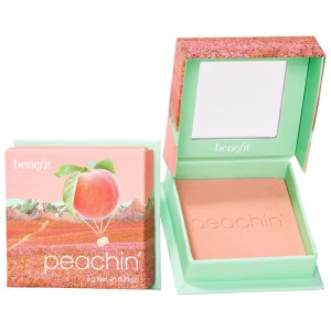 Benefit Cosmetics WANDERful World Peachin Silky-Soft Powder Blush - Golden Peach