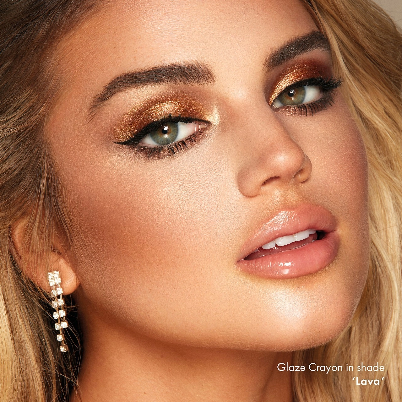 Iconic London Glaze Dual Ended Eyeshadow Crayon in Lava - Copper - Image 2