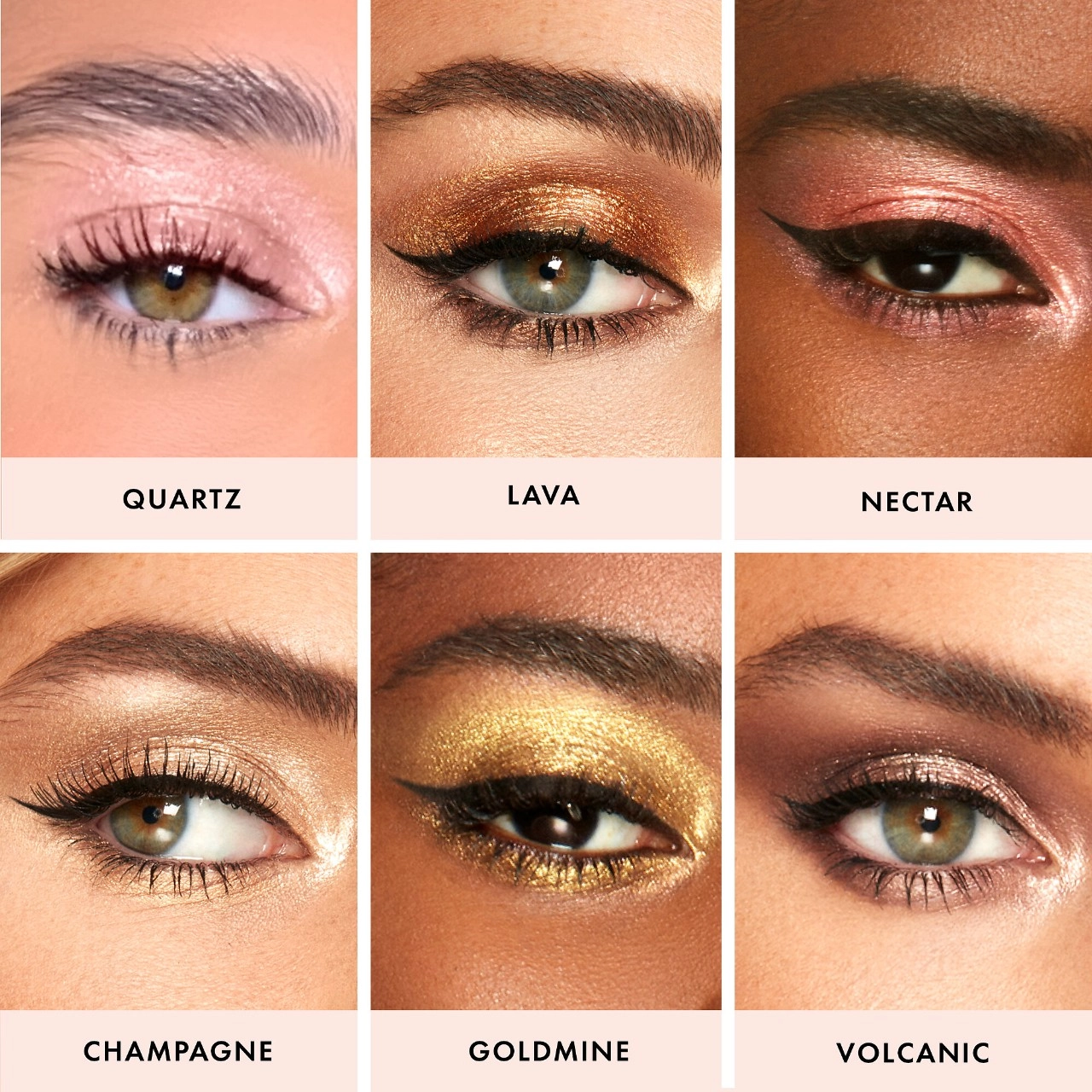 Iconic London Glaze Dual Ended Eyeshadow Crayon - Nectar Rose Gold Metallic and Shimmer Finish - Image 3