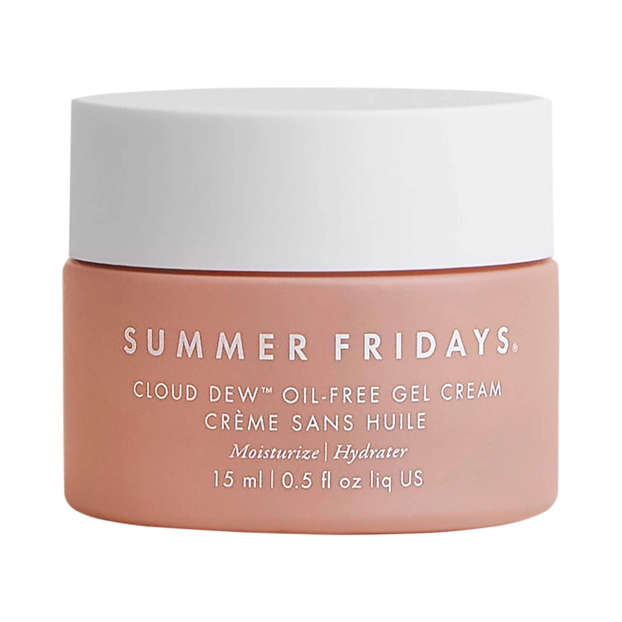 Summer Fridays Mini Cloud Dew Oil-Free Gel Cream 0.5 oz/15 mL Plumping Hydrating Clean