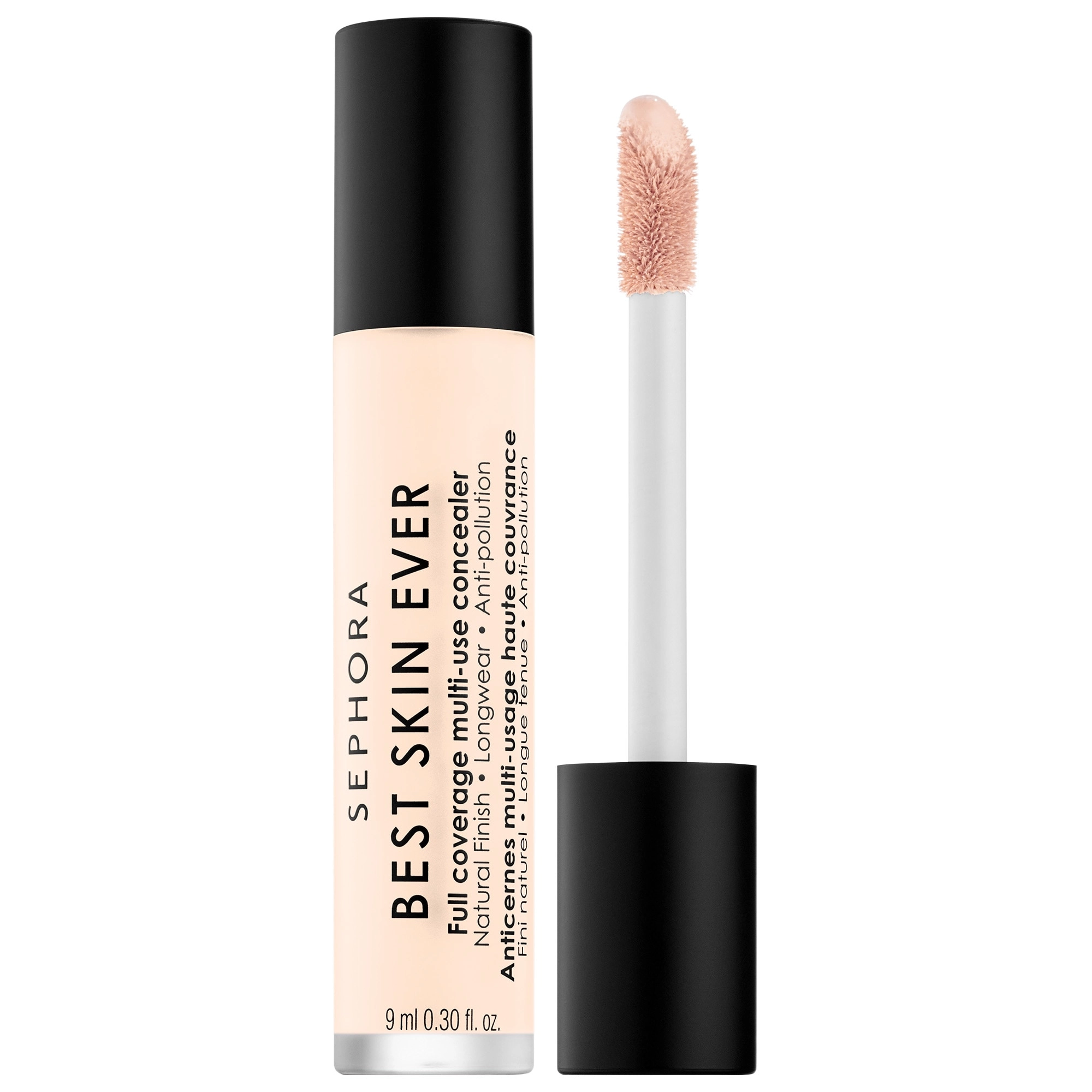 SEPHORA COLLECTION Best Skin Ever Full Coverage Multi-Use Hydrating Concealer - Vegan, Natural Finish