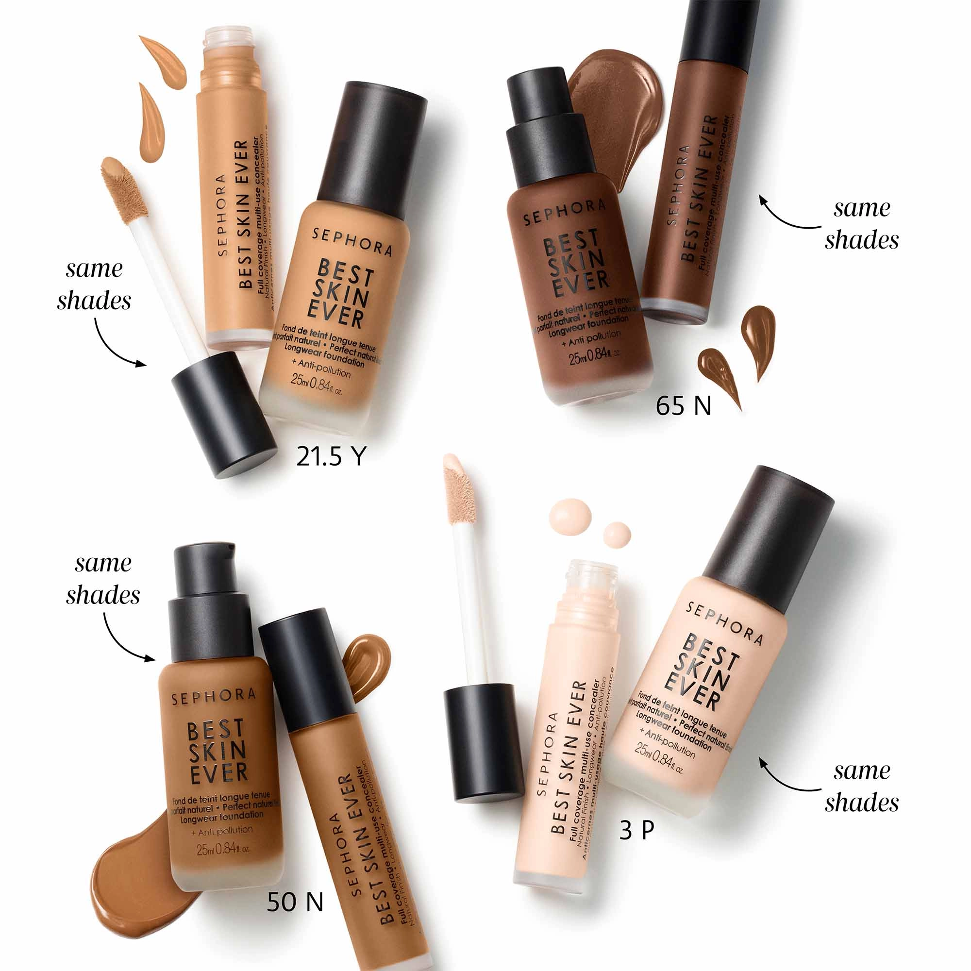 SEPHORA COLLECTION Best Skin Ever Full Coverage Multi-Use Hydrating Concealer - Vegan, Natural Finish - Image 6