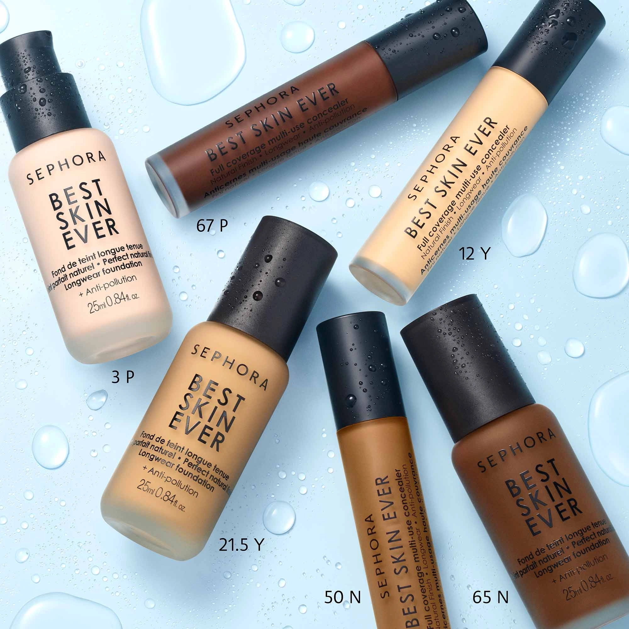 SEPHORA COLLECTION Best Skin Ever Full Coverage Multi-Use Hydrating Concealer - Vegan, Natural Finish - Image 7