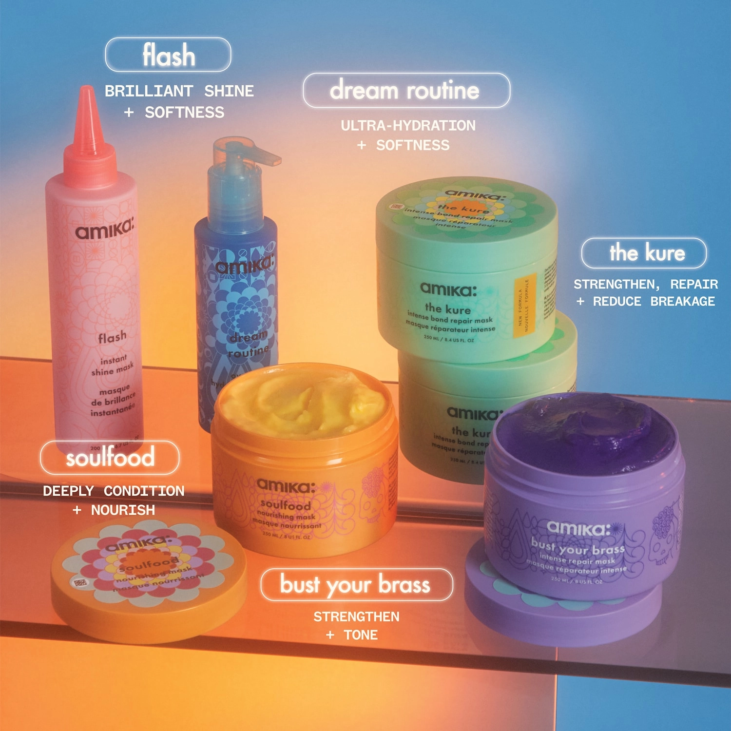 amika Dream Routine Overnight Hydrating Hair Mask 3.3 oz / 100 mL - Image 11